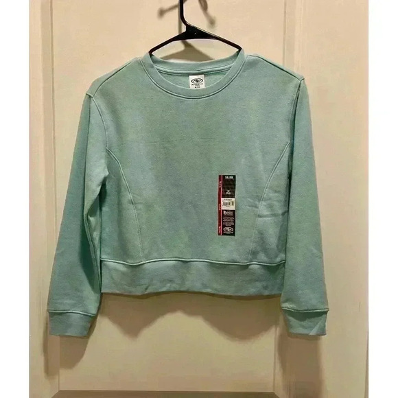 Athletic Works Blue Fleece Long Sleeve Sweatshirt Girls Medium NWT (0165) - Picture 2 of 10